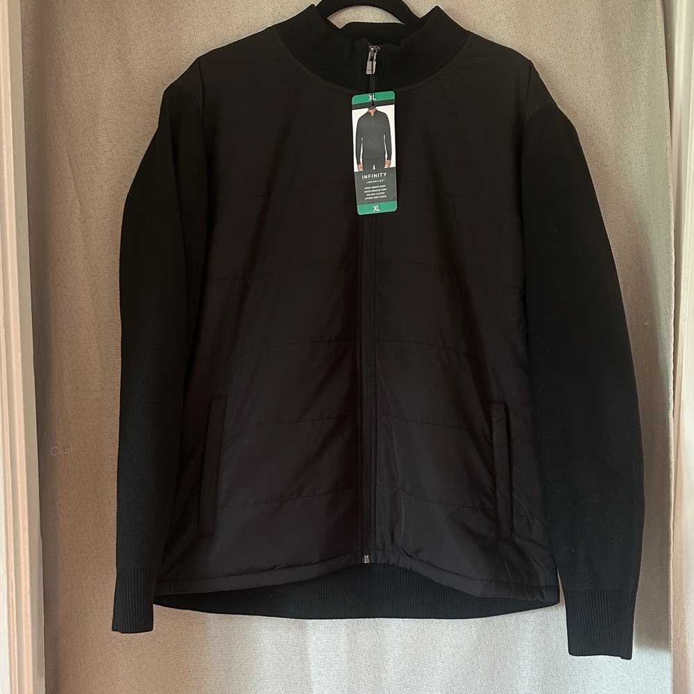 NWT INFINITY Men's Black Lightweight Jacket